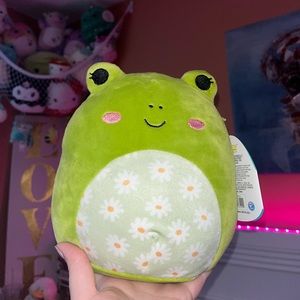 🦋2 for $25! Floral Belly Wendy 7.5 Inch Frog Squishmallow